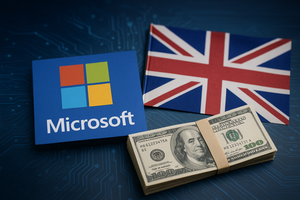 Microsoft annuncia un investimento da 30 miliardi di dollari nel Regno Unito